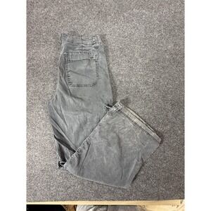 American Eagle Pants Womens 8 Gray Cargo Baggy Skater Grunge Stretch Y2K Style